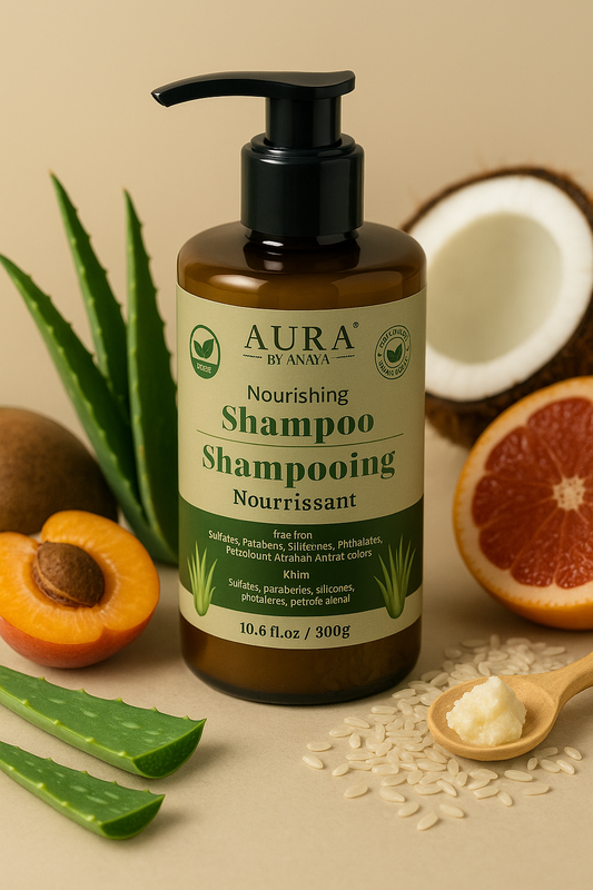 Rituel nettoyant Aura – Shampoing nourrissant pour le cuir chevelu